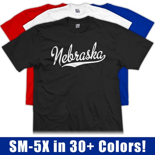 Shirt nebraska script - t-shirt, |