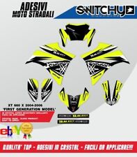 KIT ADESIVI GRAFICHE "YELLOW BANGER" per Yamaha XT 660 X 2004 2005 2006 stickers