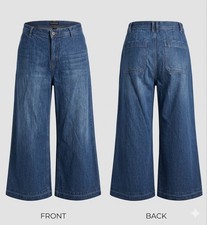 Jeans cropped gamba - 💙, larga