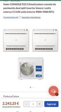 condizionatore 12000 btu dual split
