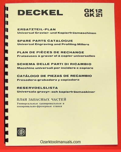 Deckel gk 21 - gk, incisore
