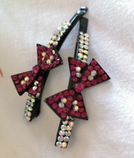 Molletta fiore farfalla fiocco  Strass Donna ferma cappelli Forcina Clip fiocco 