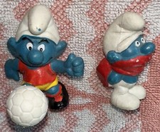 2 piccoli puffi vintage in PVC