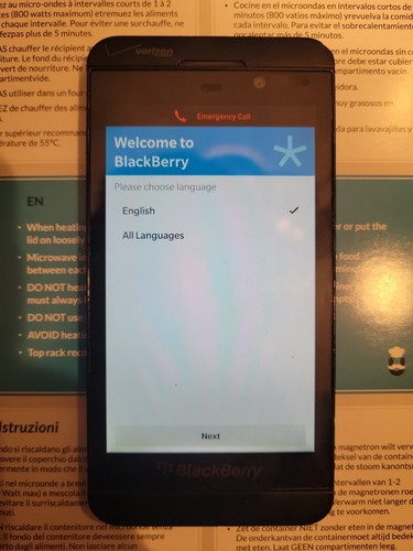 Smartphone blackberry z10 - smartphone,
