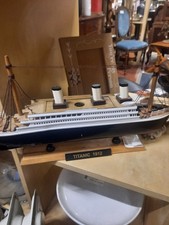 titanic modellino, legno