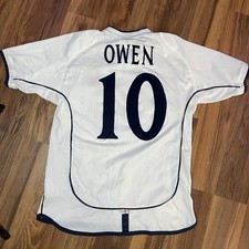 Maglia trasferta Umbro Youth XL Michael Owen Inghilterra Nazionale Calcio 2001-2003