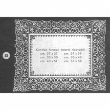 DISEGNO PER LA COSTRUZIONE DI UNA CORNICE CON IL TRAFORO DELLA AMATI 53 