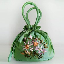 Donna Ricamato Borsa Raso