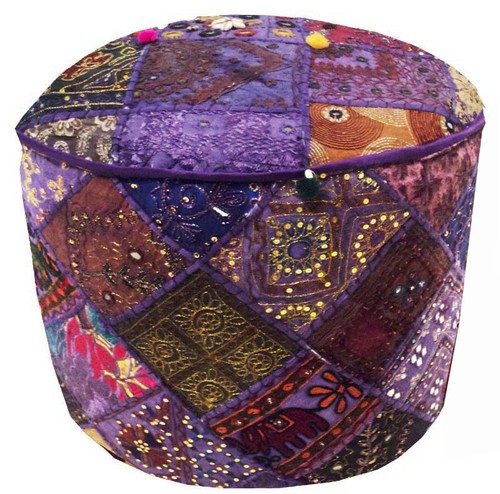 Pouf indiano patchwork pouf