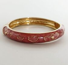 Bracciale Stroili Oro coll. “Sal Y Limon” metallo dorato smaltato rosa e cuori