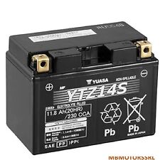 BATTERIA YUASA YTZ14S YAMAHA VMAX 1700 2009 2010 2011 2012 2013 2014 2015 2016