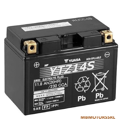 Batteria yuasa ytz14s yamaha - batteria,