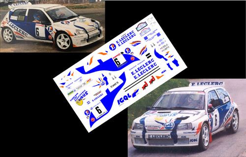 Decals renault clio - 1/43],