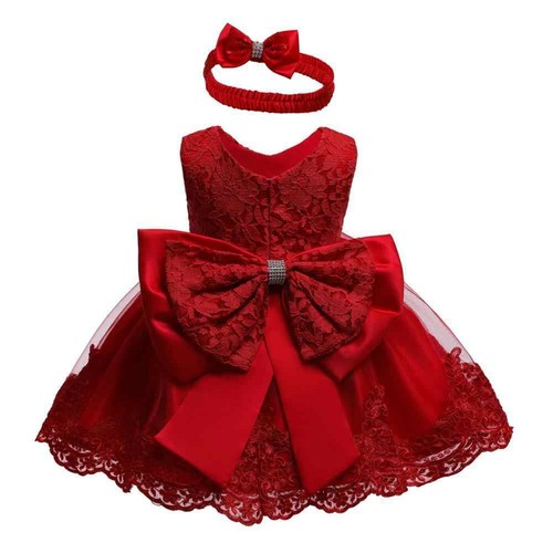 Abito rosso festa - , bambina