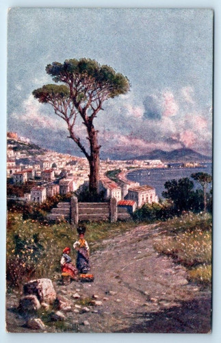 Cartolina napoli panorama - cartolina,