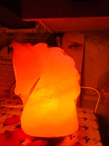Lampada sale scolpita - scolpita, a