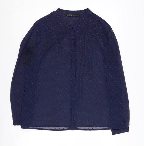 Camicia donna zara basic blu - zara, a