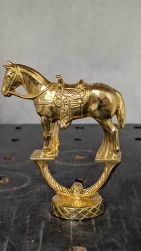 Statuina trofeo cavallo - , sella
