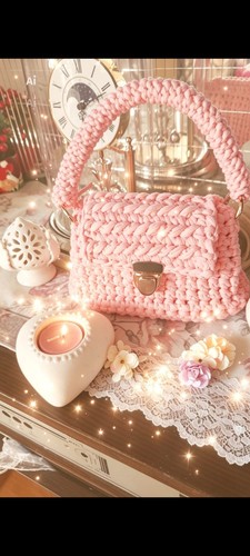 Borsa uncinetto artigianale.
