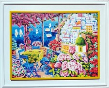 Faccincani Athos Positano serigrafia cm.60x80