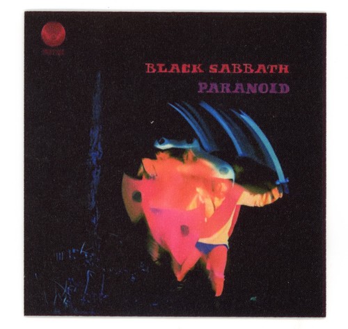 Black sabbath paranoid patch - black,