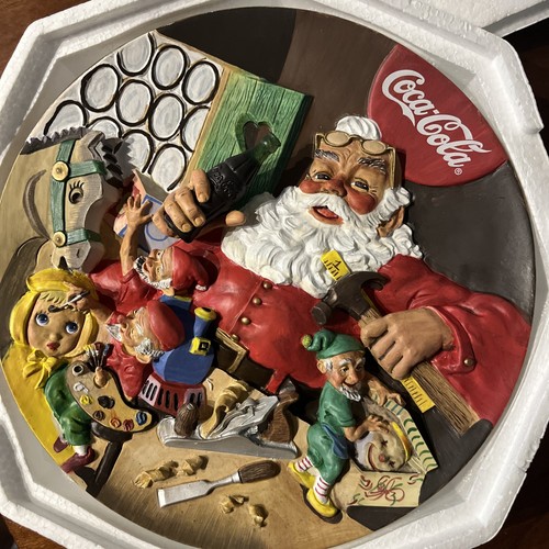 Piatto vintage babbo natale - 3d,