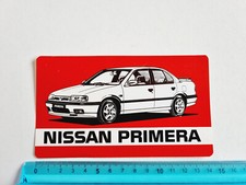 ADESIVO NISSAN PRIMERA AUTO STICKER AUTOCOLLANT AUFKLEBER KLEBSTOFF VINTAGE