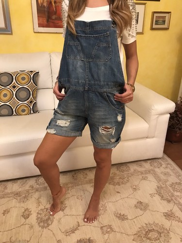 Salopette jeans donna - jeans, kontatto