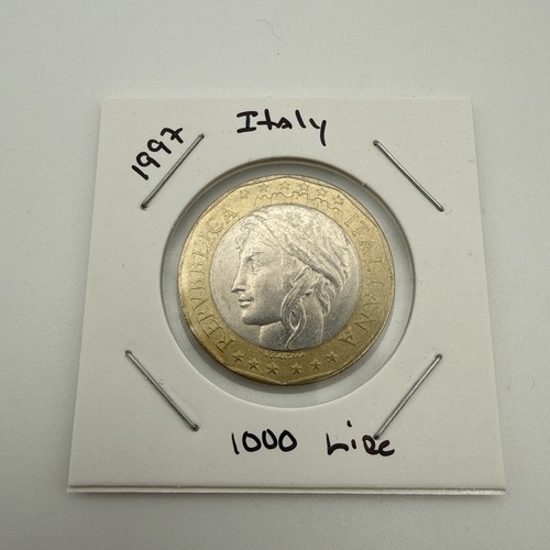 1997 italy 1000 - 1997, coin