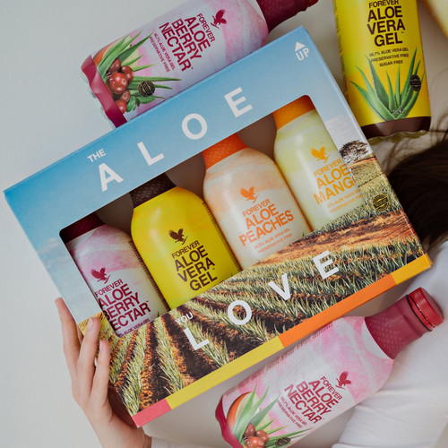 Packs new forever aloe - 4,