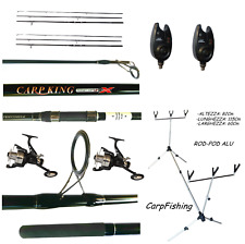 kit carpfishing 2 canne + 2