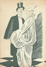 "50 anni di moda nei disegni e cartelloni di Marcello Dudovich" Invito.