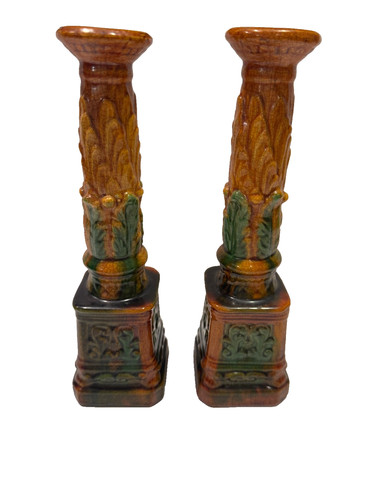 Coppia candelabri vintage - di, a