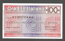 Italy - Credito Italiano 100