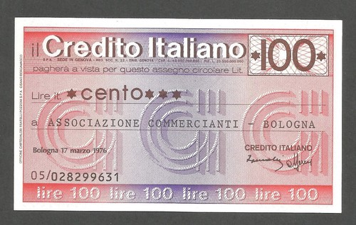 Italy credito italiano - credito, 100