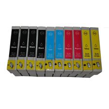 10 cartucce stampante per Epson DX 4400 DX4450 7000 7400 DX7450 DX8400 SX100 SX115