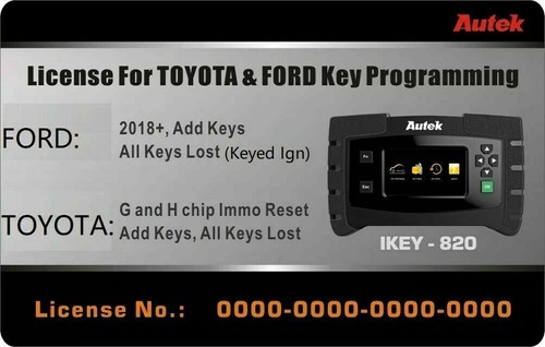 Autek ikey820 for 2018 - for, +