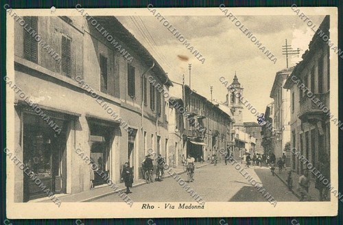 Milano rho abrasa cartolina - milano,