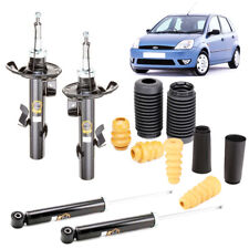 Kit 4 Ammortizzatori con Tamponi Anteriori e Posteriori Ford FIESTA 5 V