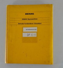 Istruzioni Per L'Uso Demag Spazzatrice Stradale Df 10 - 15 Di Circa 1978