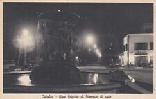 CARTOLINA *11 CATTOLICA VIALE PRINCIPE DI PIEMONTE DI NOTTE NON VIAGGIATA (1942)