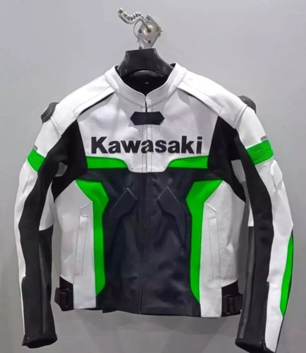 Giacca pelle kawasaki moto - kawasaki,