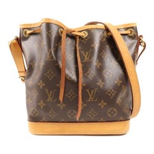 Borsa a tracolla Louis Vuitton LV GHW Noe BB M40817 Monogram Marrone