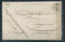 Italia 1842 Busta 100% Prefilatelica MACERATA, SUSA