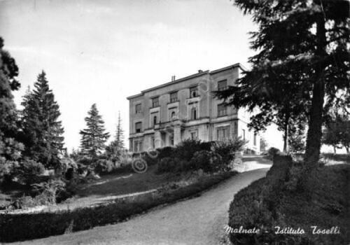 Cartolina malnate istituto - cartolina,