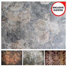 FOGLIE FIORI CEMENTO VINTAGE