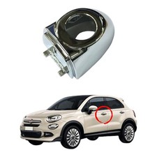 Tappo Maniglia Sinistra FIAT 500X Anteriore Sx CROMATO Con Foro OE: 735607048