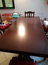 Tavolo Fratino Allungabile Legno Tinta Noce 180cm Sala pranzo o Taverna + 6sedie