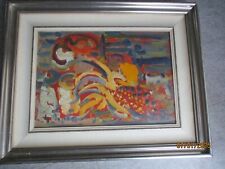 GIUSEPPE VIOLA OLIO SU MASONITE 35X25 cm  AUTENTICO