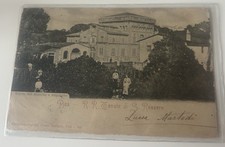 Cartolina Di San Rossore Pisa Vigne E Scuderie Del Gombo Animata Viaggiata Fp